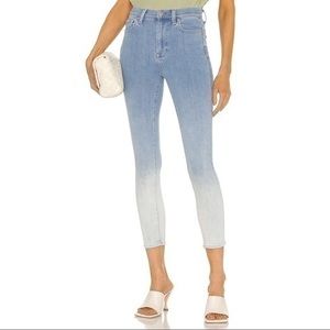 7 For All Mankind High Waist Ankle Skinny Size 24